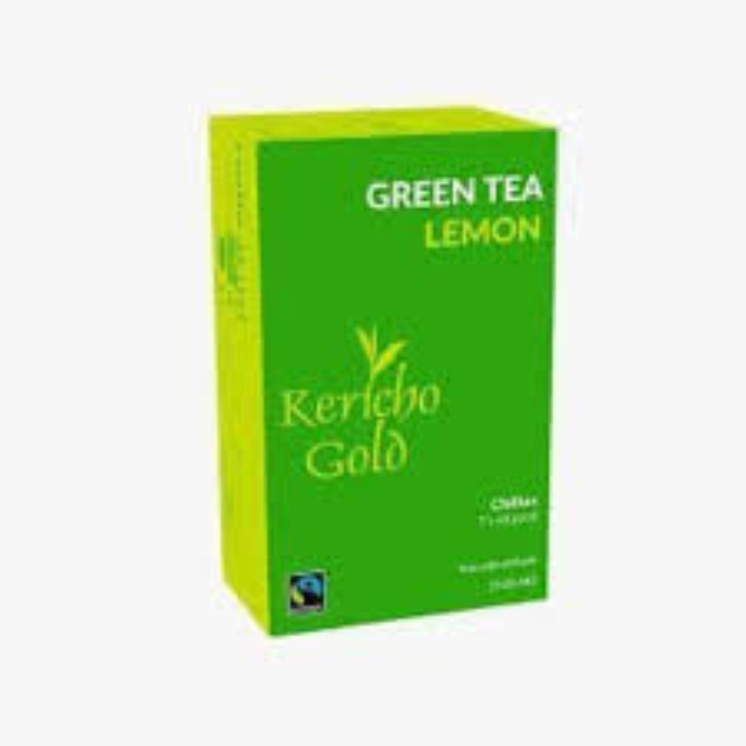KERICHO GOLD GREEN TEA LEMON 25TBs